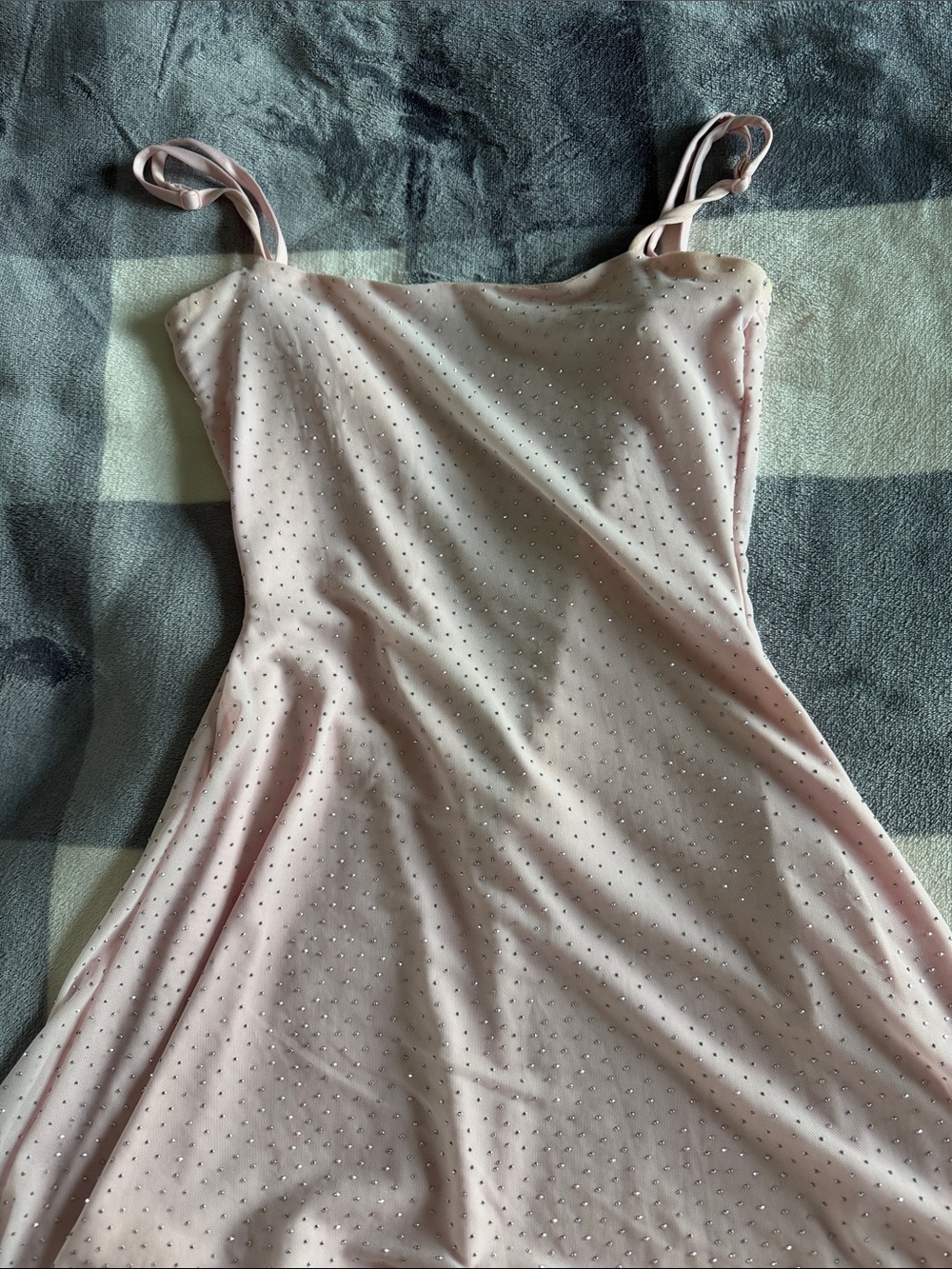 Windsor light Pink Rhinestone Slip Dress